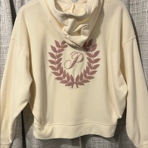 Pink by Victorias Secret polar fleece hoodie size XS